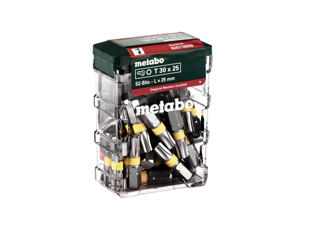 METABO Bit-Box T30, SP, 25teilig