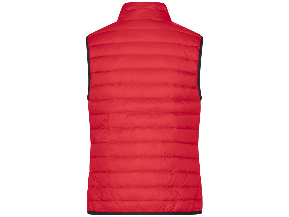 JN Ladies' Down Vest JN1137 red/silver, Größe XL