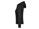 JN Ladies' Sports Zip Hoody JN531 black, Größe XS