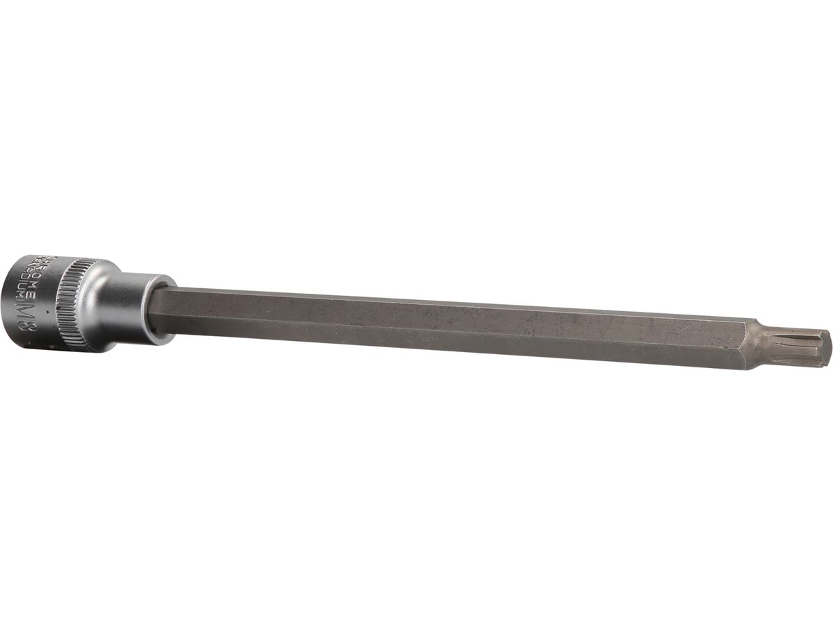 BRILLIANT TOOLS 1/2" Bit-Schrauben- dreher-Einsatz,RIBE, 200mm, M8