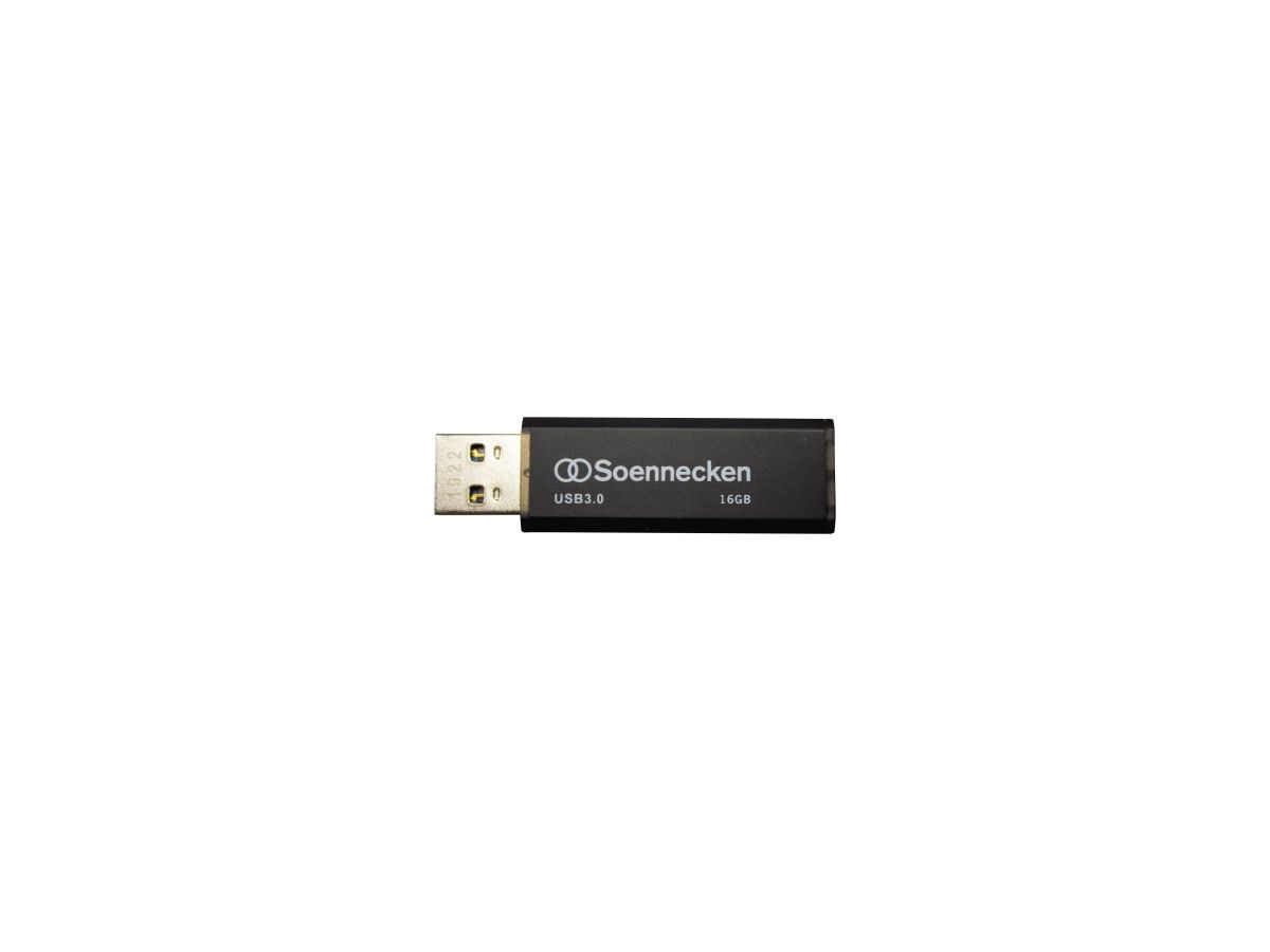 Soennecken USB-Stick 71617 3.0 16GB schwarz/silber