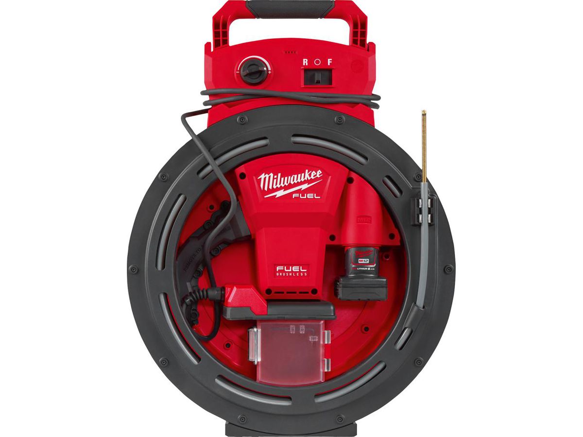 MILWAUKEE Akku-Rohrreiniger M12HSFSM-602 2x12V/6,0 Ah, Ladegerät, im Karton
