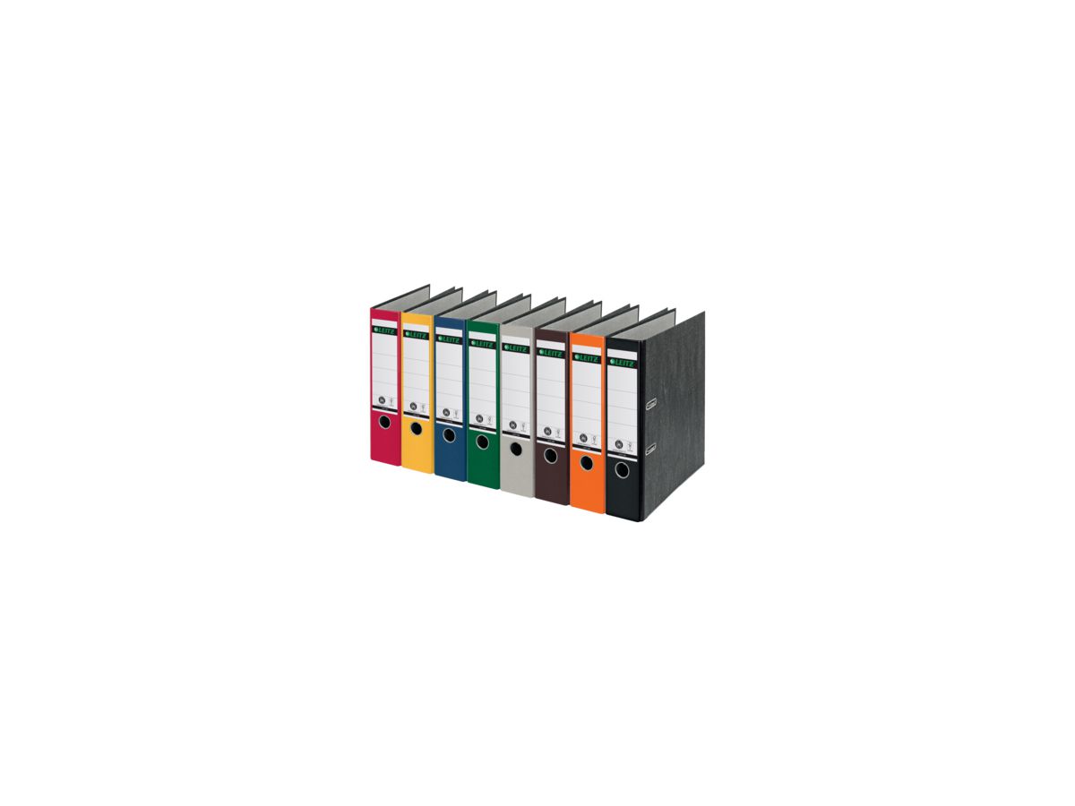 Leitz Ordner 10805095 DIN A4 80mm Wolkenmarmor schwarz