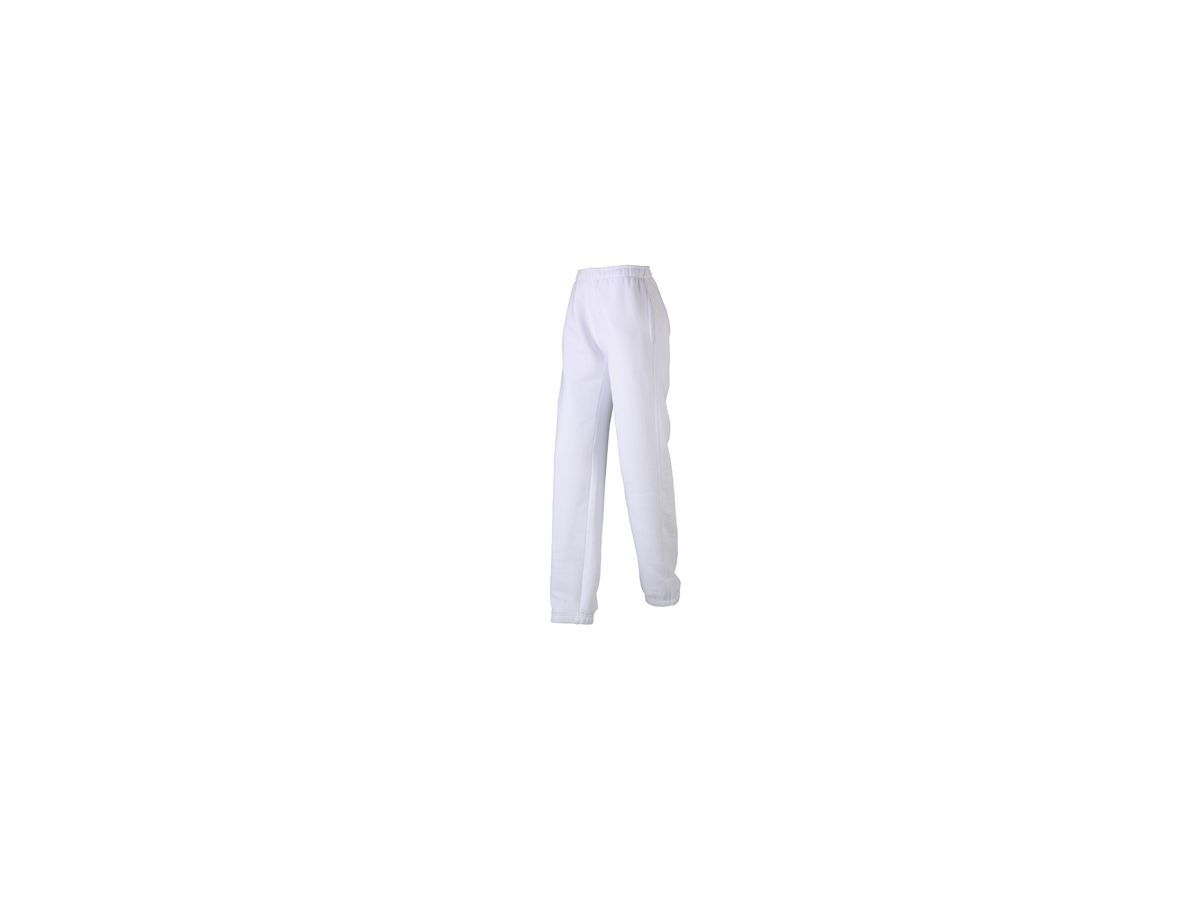 JN Ladies Jogging Pants JN035 80%BW/20%PES, white, Größe S