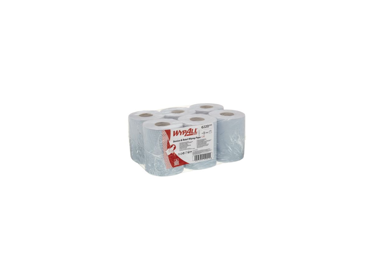 WYPALL Wischtuch Reach 6220 1lagig blau 6x280 Bl./Pack.