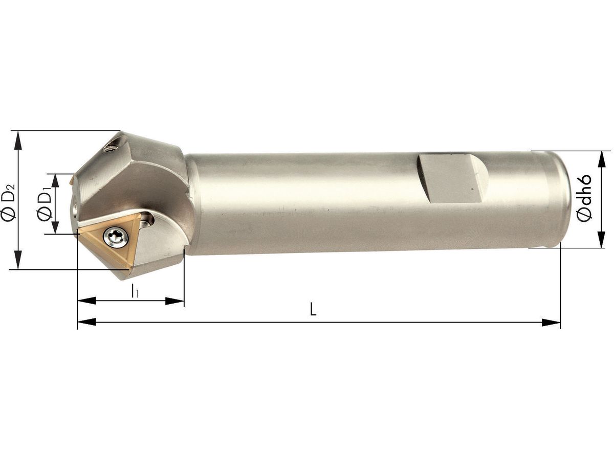 Countersink for CS screws D 11/26mm T 2