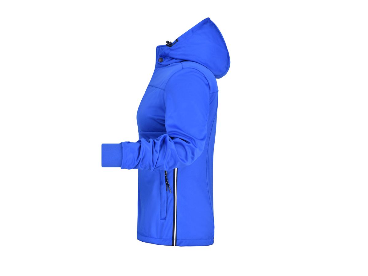 JN Ladies Maritime Jacket JN1077 100%PES, nautic-blue/navy/white, Größe M