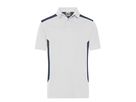 JN Men's Workwear Polo - STRONG - JN1826 white/carbon Gr. S