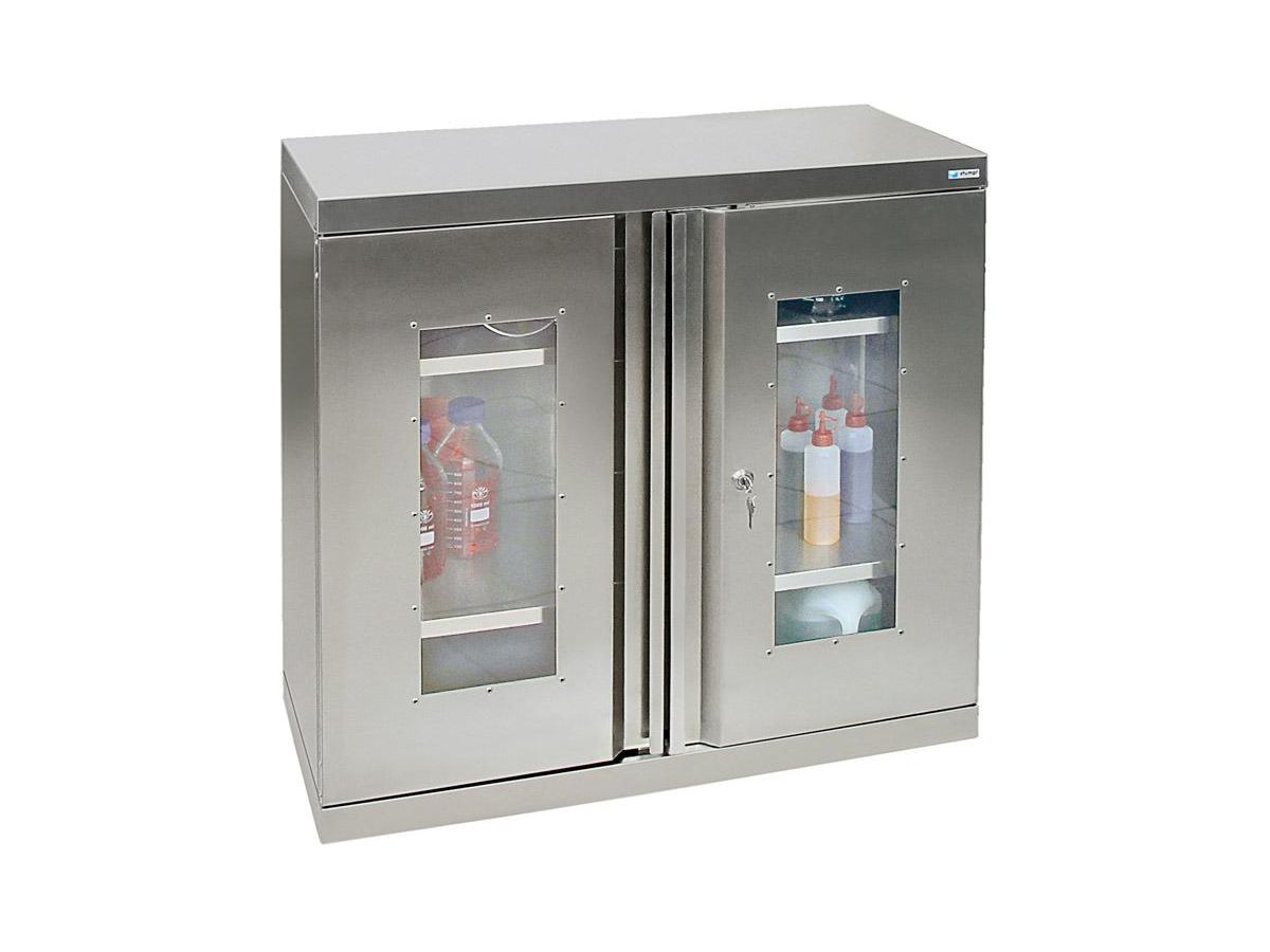 Umweltschrank m Stellschr 900x900x400 mm Fenster