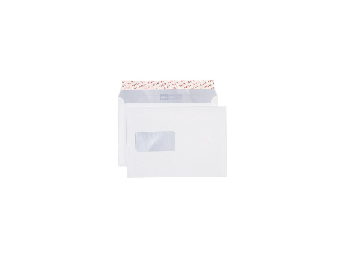 ELCO Briefumschlag premium 32778 C5 80g hk mF weiß 500 St./Pack.