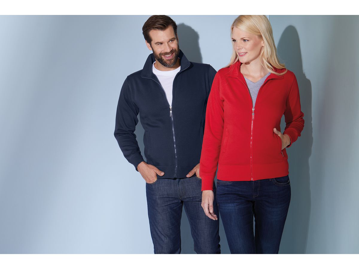 JN Ladies Jacket JN052 80%BW/20%PES, grey-heather, Größe XL