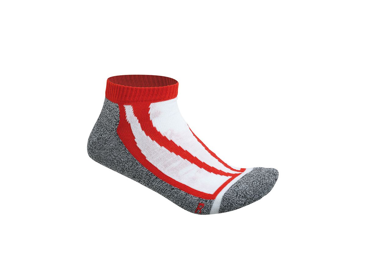 JN Sneaker Socks JN209 84%PA/15%PES/1%EL, red, Größe 35-38