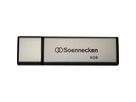 Soennecken USB-Stick 71612 2.0 8GB schwarz/silber