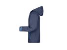 JN Mens Outdoor Jacket JN1098 100%PES, navy/cobalt, Größe 3XL