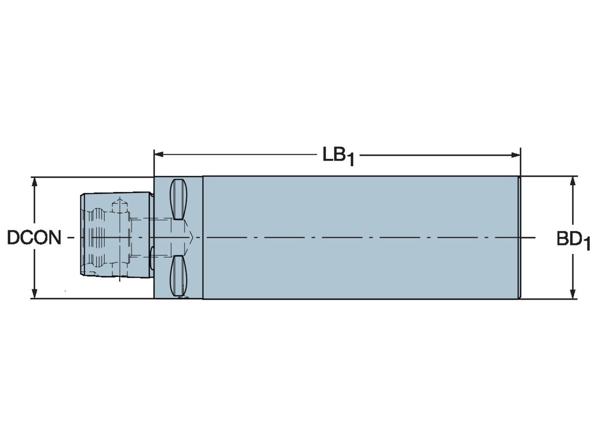 COROMANT Stahlrohling mit Capto Kupplung C4-391.50-40120-B