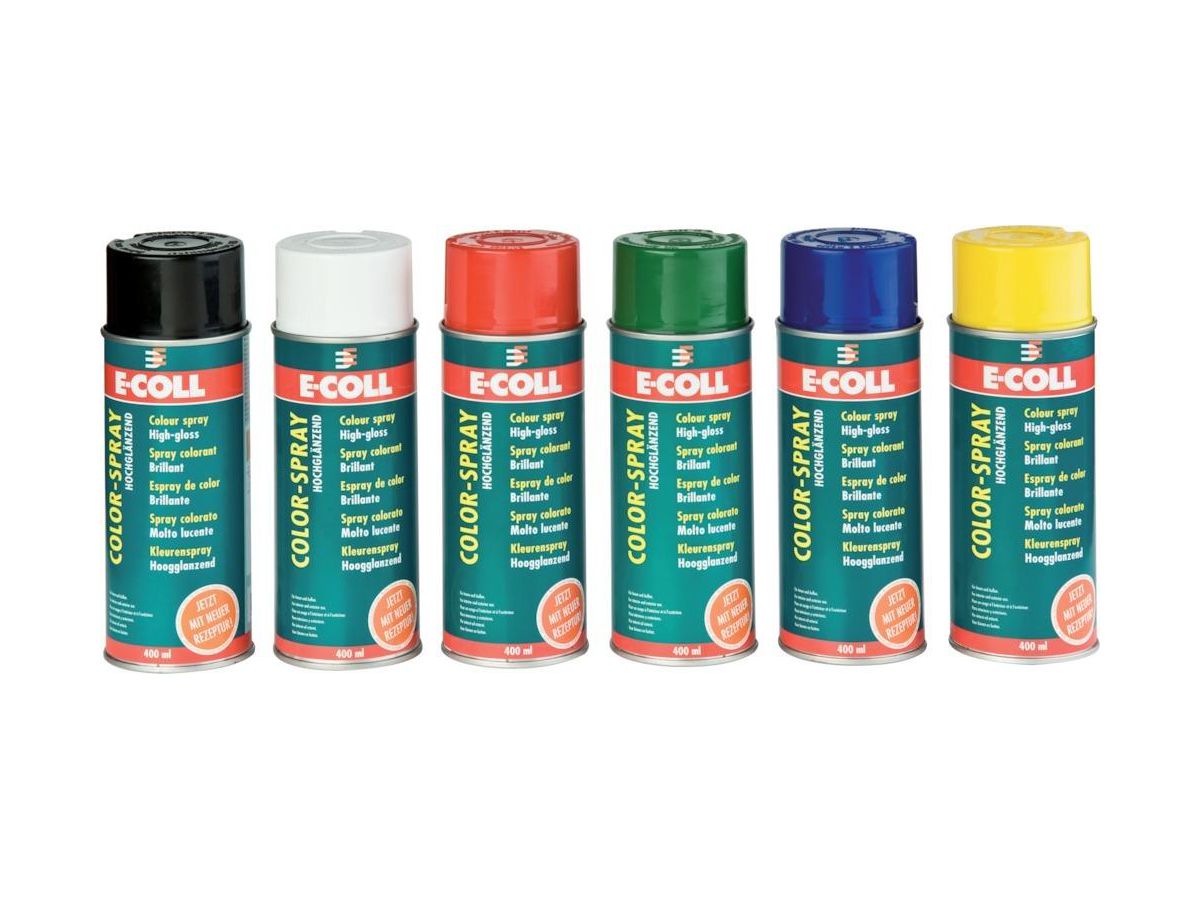 E-COLL Color-Spray, 400 ml Spraydose RAL3003 rubinrot, glänzend