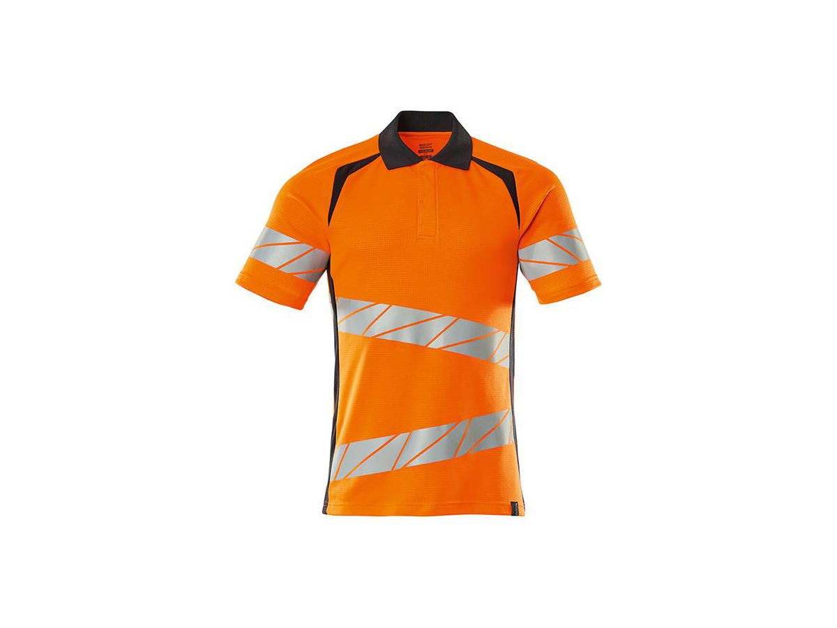 Mascot Polo-Shirt moderne Passform orange/schwarzblau Gr. M