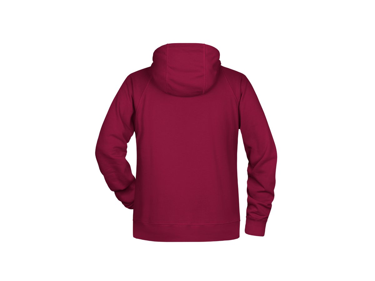 JN Men's Hoody 8024 wine, Größe M