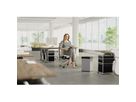 Hailo Abfalleimer Big-Box Swing L 0840-121 35l silber