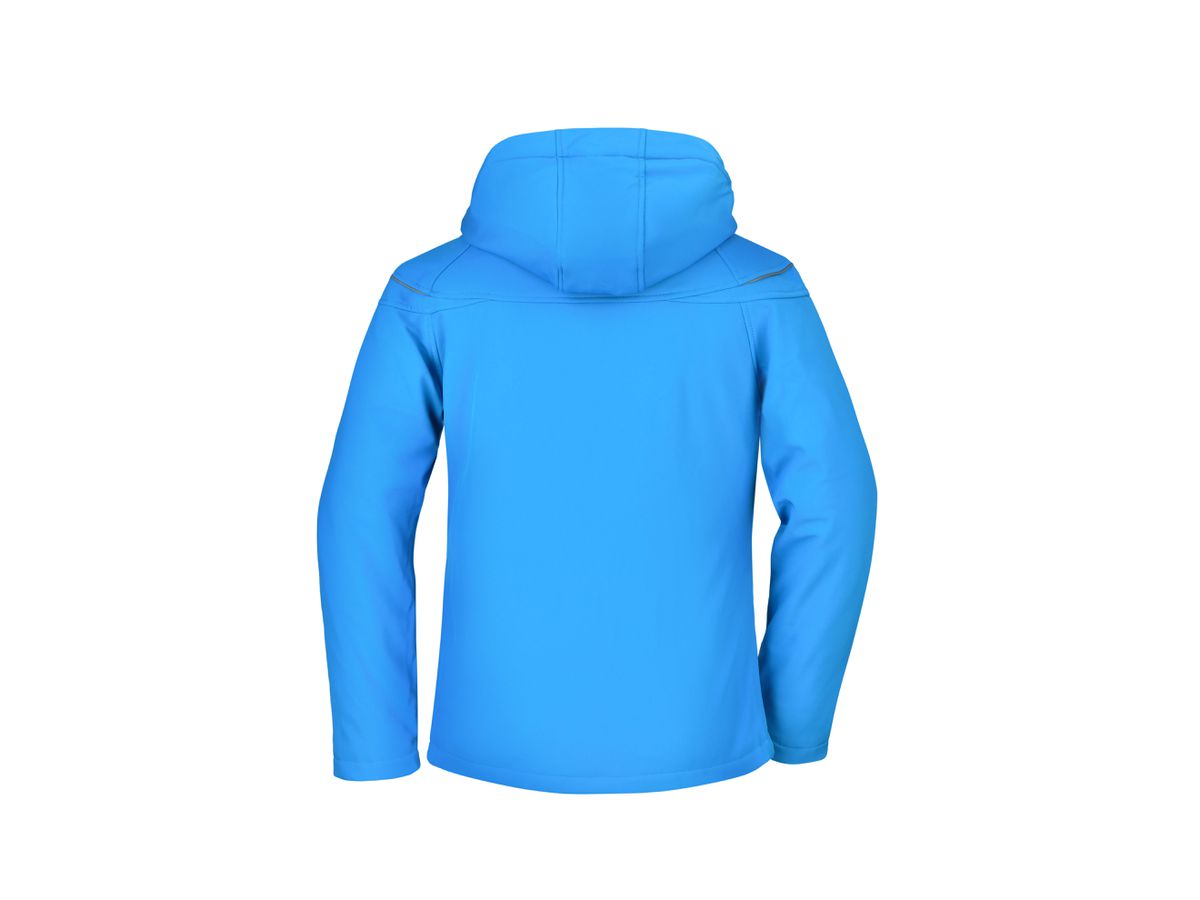 JN Ladies Winter Softshell Jacket JN1001 95%PES/5%EL, aqua, Größe M
