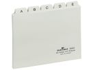 DURABLE Leitkarte 366002 DIN A6 quer A-Z Kunststoff weiß
