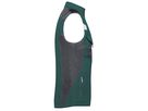 JN Craftsmen Softshell Vest JN825 100%PES, dark-green/black, Größe 6XL