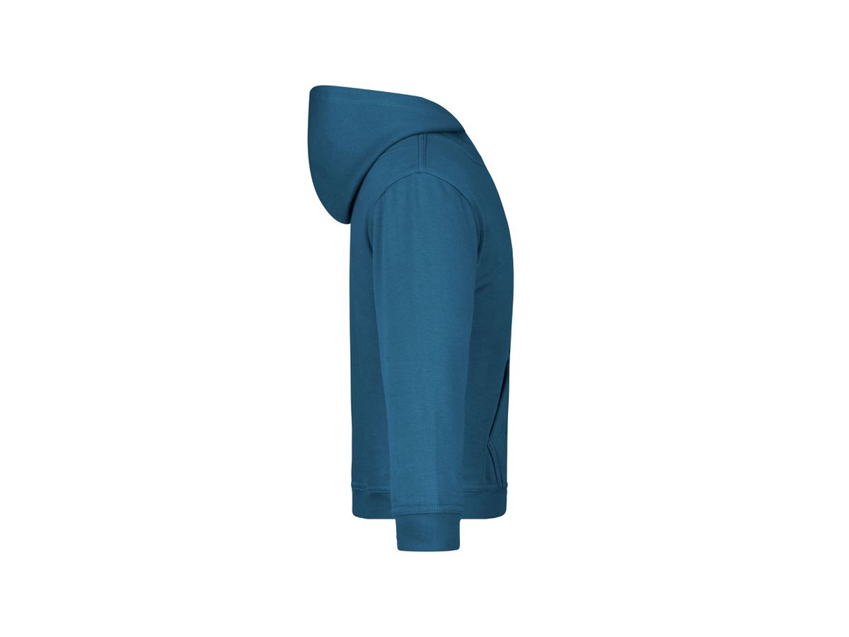 JN Hooded Sweat Junior JN047K 80%BW/20%PES, petrol, Größe XS