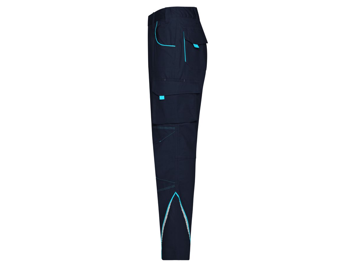 JN Workwear Pants-Level 2 JN847 navy/turquoise Gr. 52
