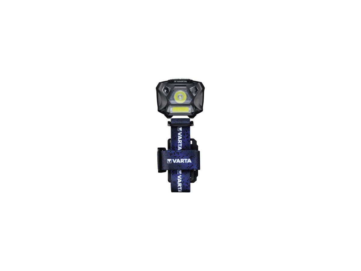 Varta Stirnlampe Work Flex Motion Sensor H20 18648101421 150lm