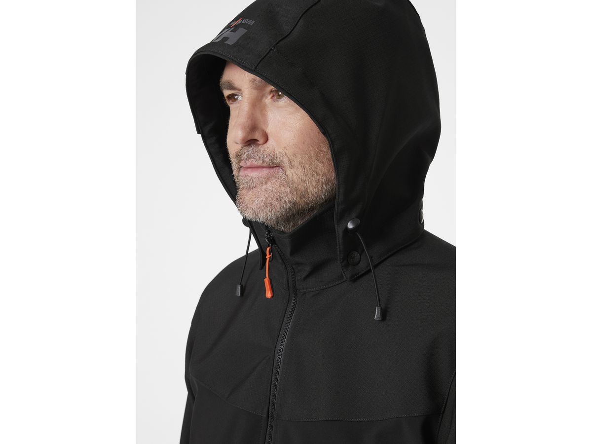 HELLY HANSEN Oxford Softshell-Jacke 74290 Gr. M BLACK