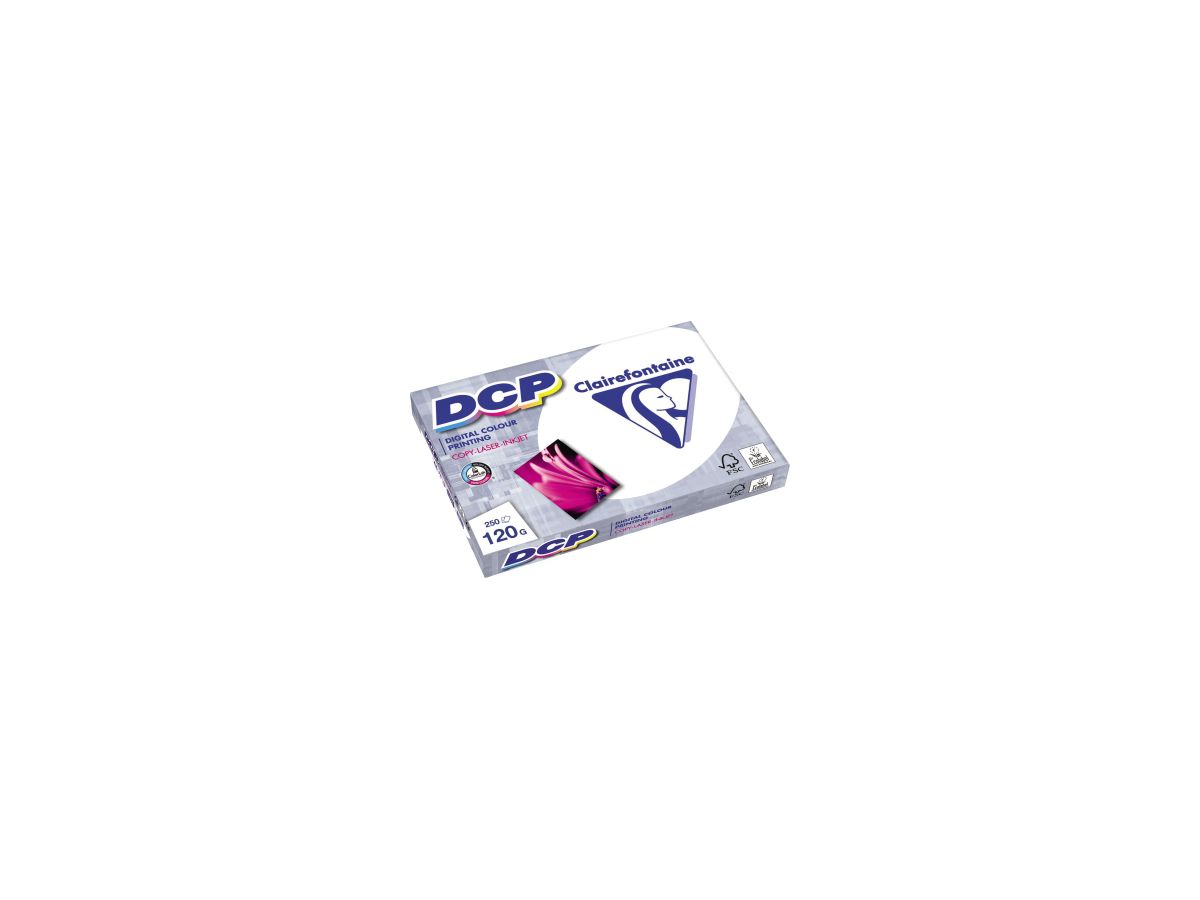 Clairefontaine Farblaserpapier DCP 1844C DIN A4 120g ws 250 Bl./Pack.
