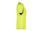 JN Ladies Running-T JN316 100%PES, fluo-yellow/black, Größe 2XL