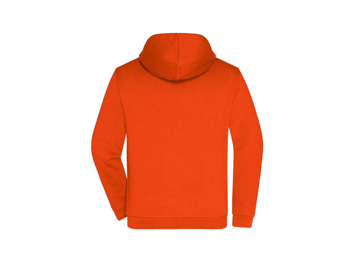 JN Promo Zip Hoody Men JN756 80%BW/20%PES orange Gr. M