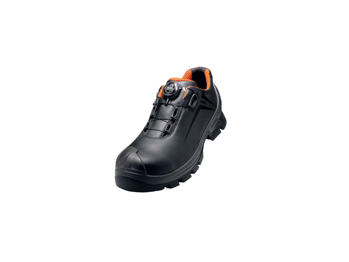 UVEX 2 MACSOLE Sicherheits-Halbschuh Gr. 35 W11 S3L ESD SR HRO schw/or 6531.2