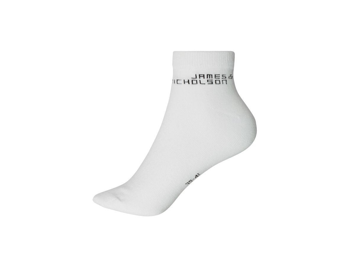JN Bio Sneaker Socks 8031 white, Größe 39-41