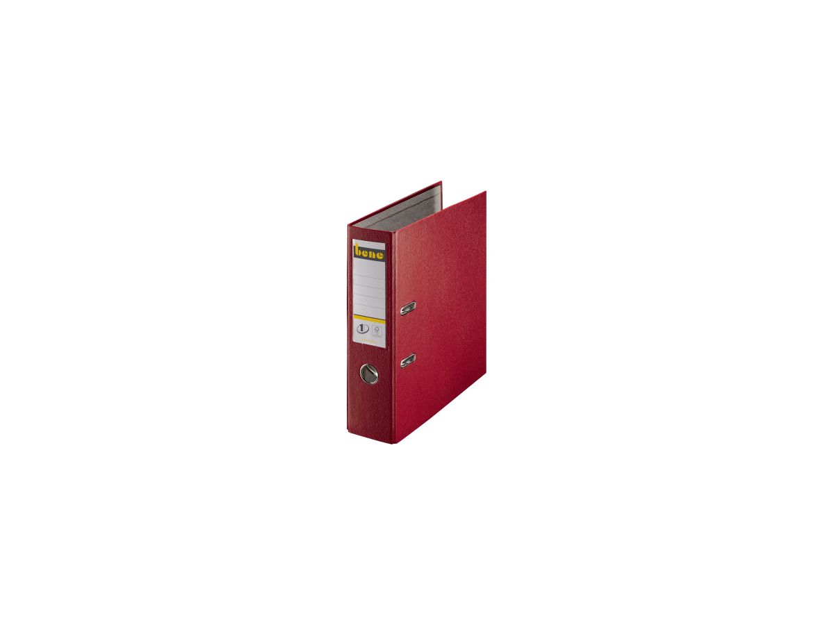 Bene Ordner 291400 RT DIN A4 80mm PP rot