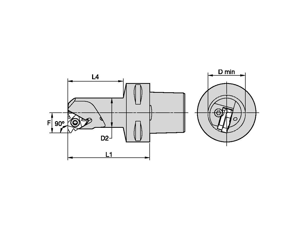 ERICKSON PSC63S32GLSEL16 PSC63 BOHRSTANGE LT GEWINDESCHNEIDEN