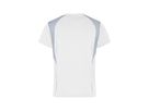 JN Running-T Junior JN397K 100%PES, white/silver, Größe L