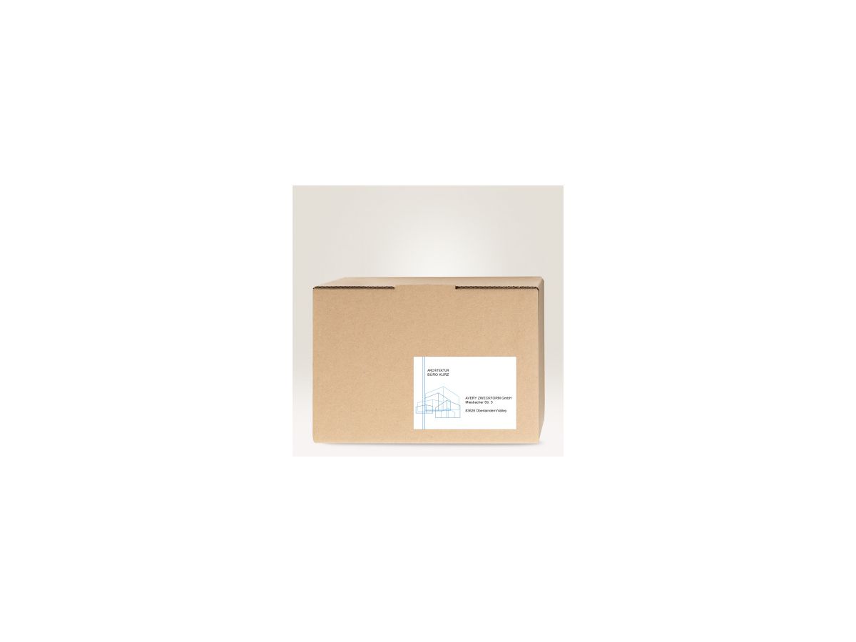 Avery Zweckform Etikett  6120 105,0x148,0mm ws 120 St./Pack.