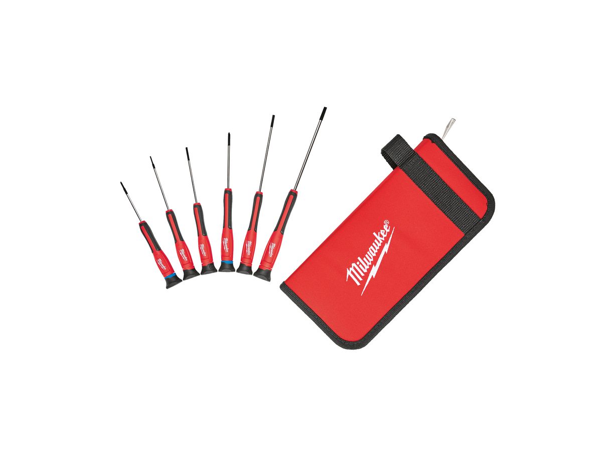 MILWAUKEE Feinschraubendreher Set 6teilig PH/SL