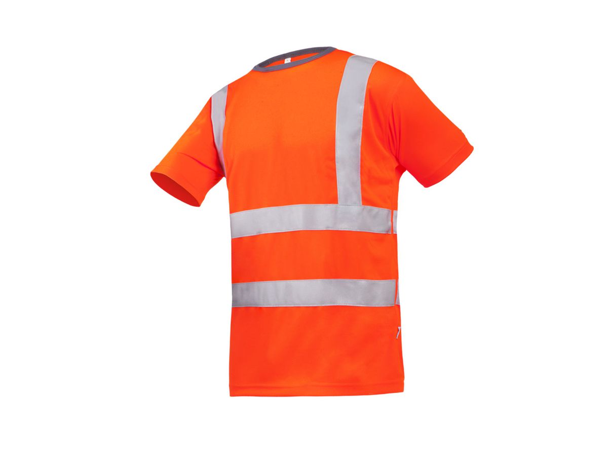 SIOEN Warnschutz-T-Shirt AMENO Leuchtrot 100%PES Gr. M