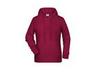 JN Ladies' Hoody 8023 wine, Größe XS