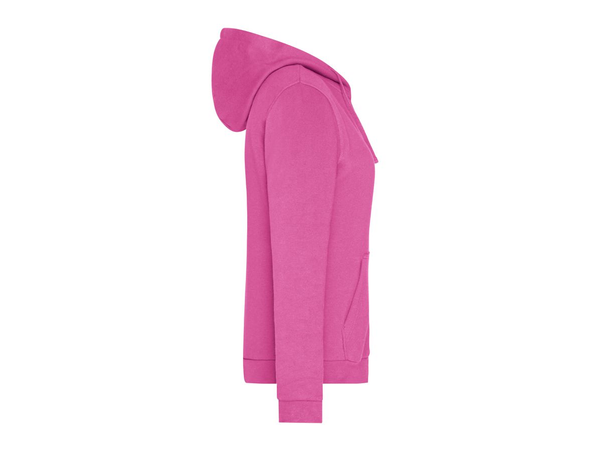 JN Promo Zip Hoody Lady JN755 80%BW/20%PES pink Gr. S