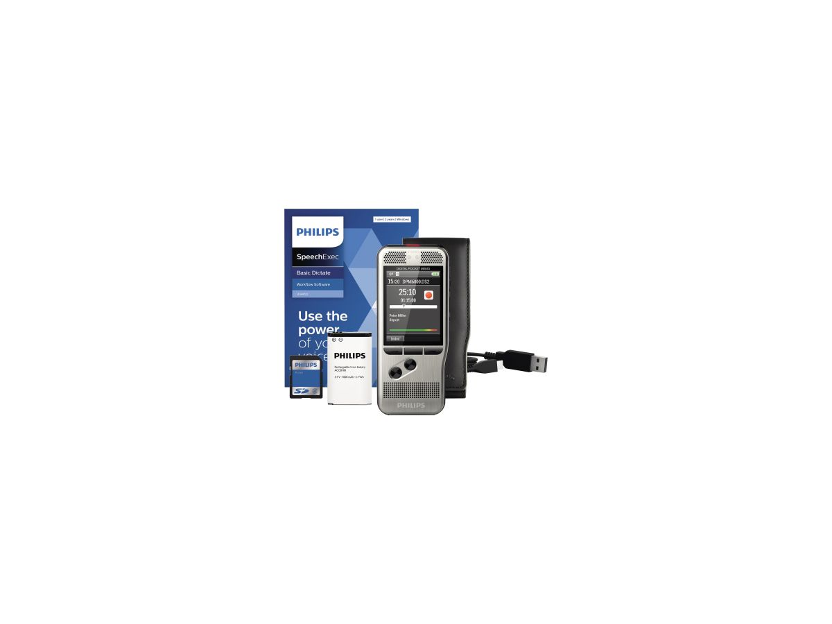 Philips Diktiergerät Digital Pocket Memo DPM6000/02