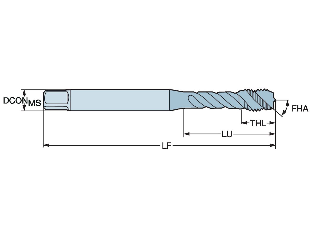 COROMANT CoroTap 300 spiralgenuteter