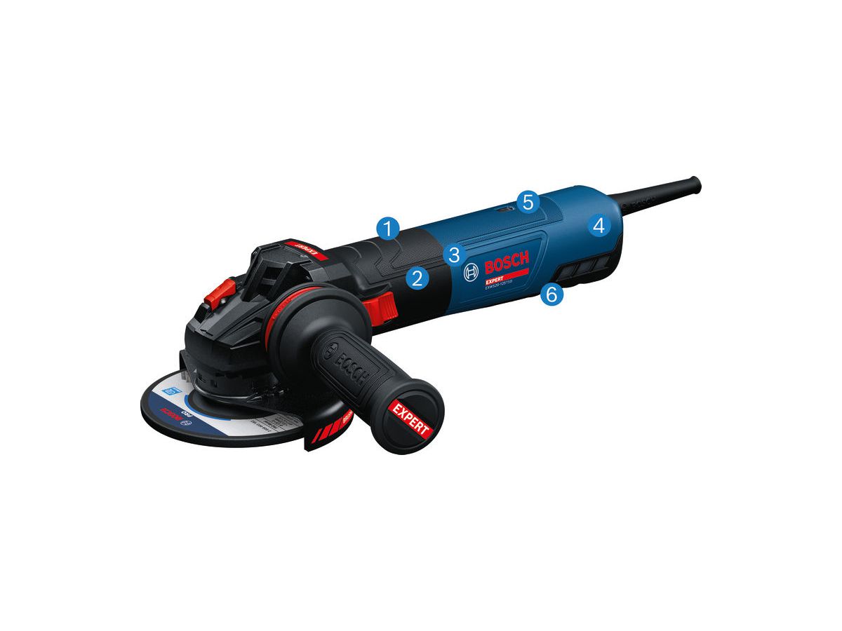 BOSCH Winkelschleifer EXWS20-125TSB im Karton