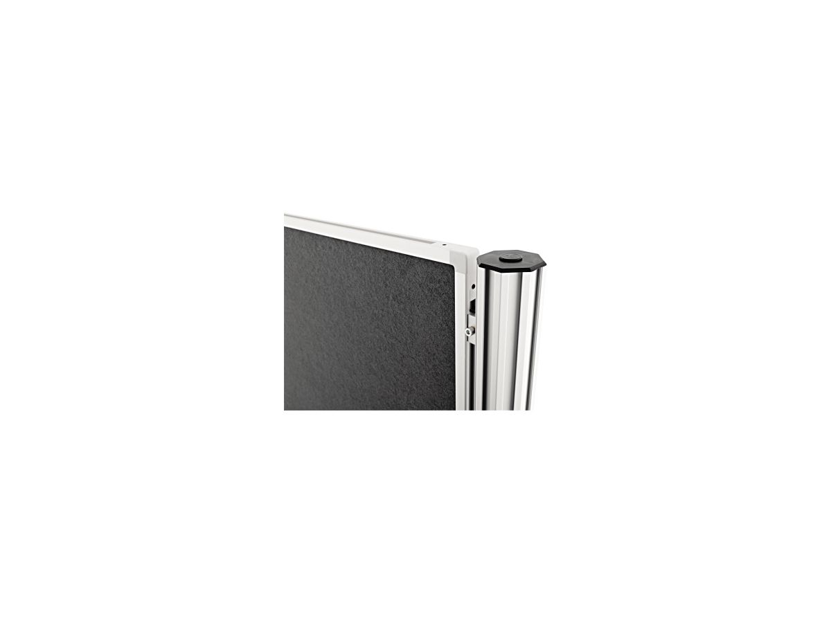 magnetoplan Präsentationswand 1101001 134,5x180cm grau