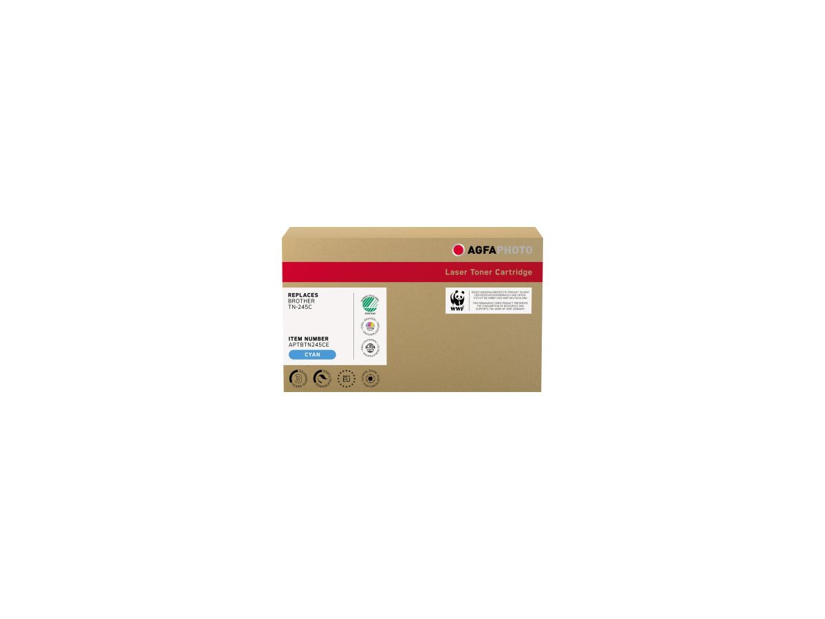 AgfaPhoto Toner APTBTN245CE wie Brother TN-245C cyan