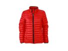 JN Ladies Quilted Down Jacket JN1081 100%PES, red/black, Größe S