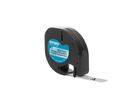 DYMO Schriftbandkassette LetraTag S0721530 12mmx4m sw auf tr